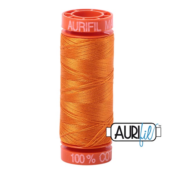 Aurifil 50wt Thread | 220 Yards - Bright Orange 1133