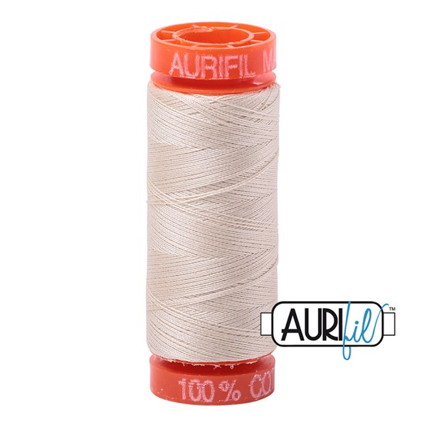 Aurifil 50wt Thread | 220 Yards - Light Beige 2310