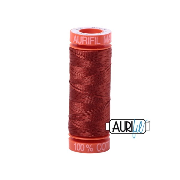 Aurifil 50wt Thread | 220 Yards - Terracotta 2385