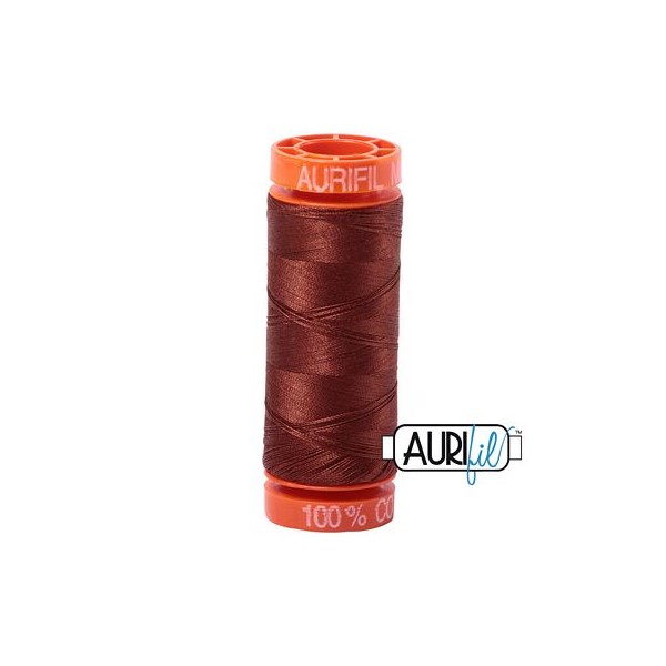 Aurifil 50wt Thread | 220 Yards - Copper Brown 4012