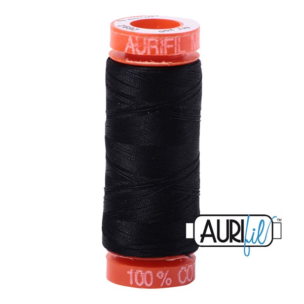 Aurifil 50wt Thread | 220 Yards - Black 2692