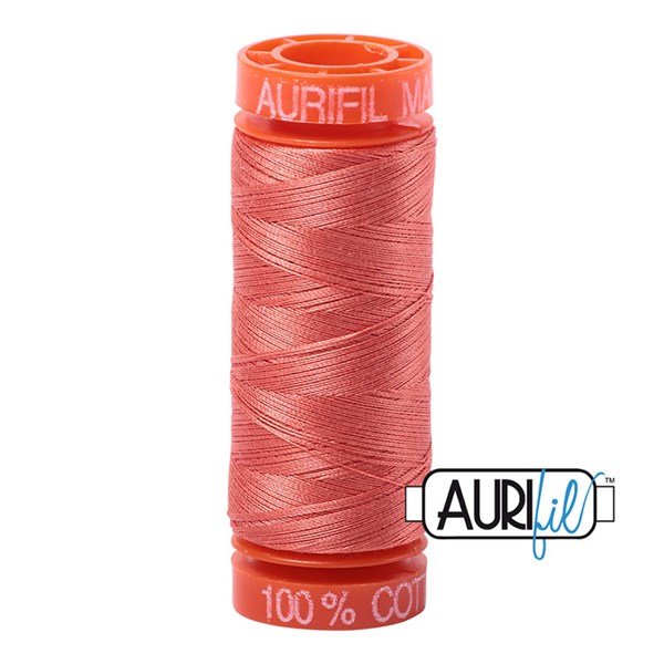 Aurifil 50wt Thread | 220 Yards - Salmon 2225