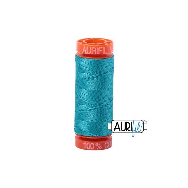 Aurifil 50wt Thread | 220 Yards - Turquoise 2810