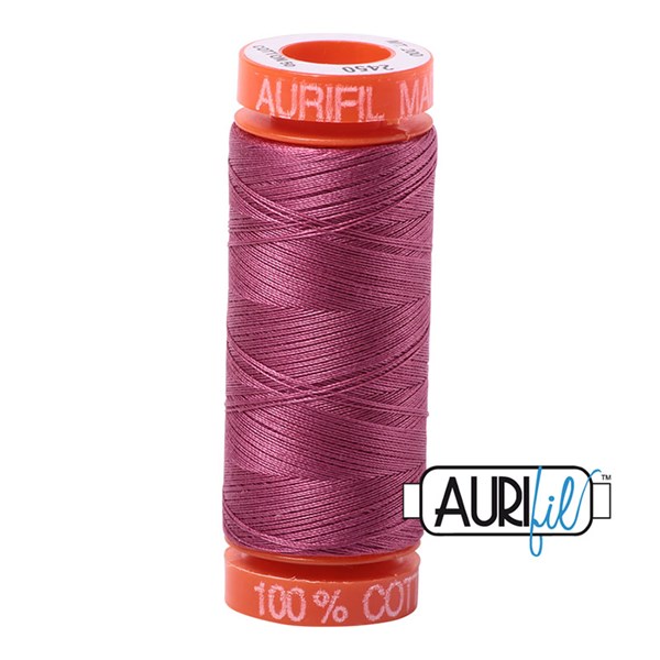 Aurifil 50wt Thread | 220 Yards - Rose 2450