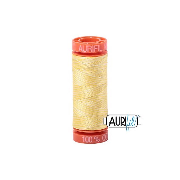 Aurifil 50wt Thread | 220 Yards - Lemon Ice 3910