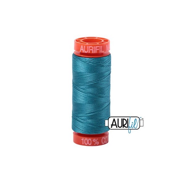 Aurifil 50wt Thread | 220 Yards - Dark Turquoise 4182