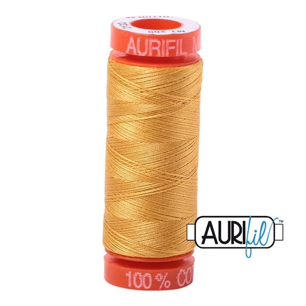 Aurifil 50wt Thread | 220 Yards - Tarnished Gold 2132