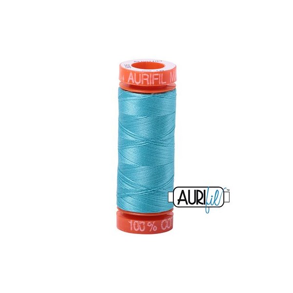 Aurifil 50wt Thread | 220 Yards - Bright Turquoise 5005