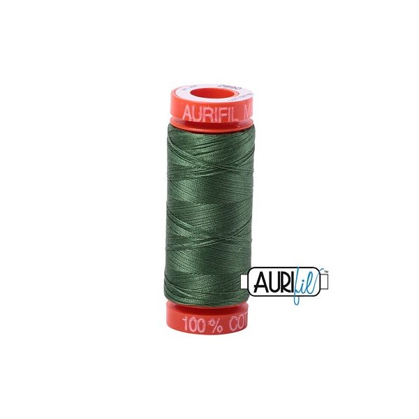 Aurifil 50wt Thread | 220 Yards - Very Dark Grass Green 2890