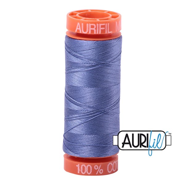 - 50wt Smoke Blue Aurifil Thread Small Spool 4644