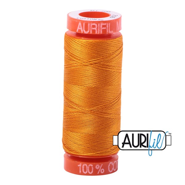 Aurifil 50wt Thread | 220 Yards - Yellow Orange 2145