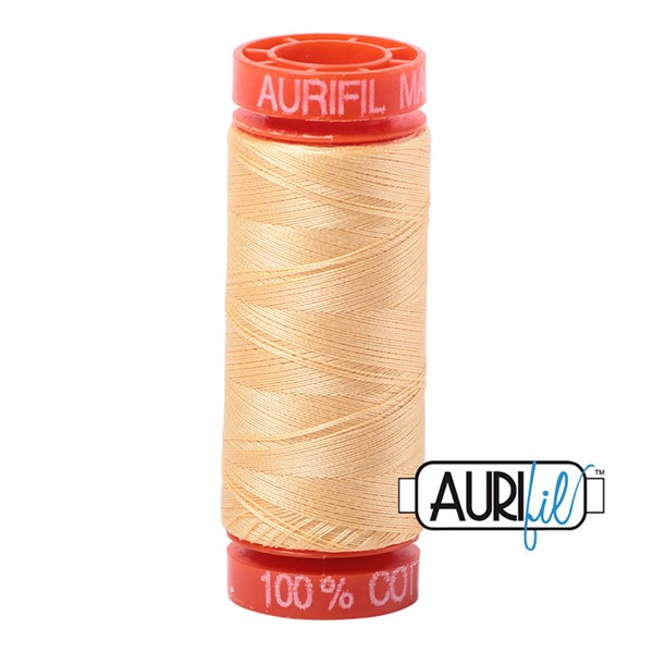 Aurifil 50wt Thread | 220 Yards - Medium Butter 2130