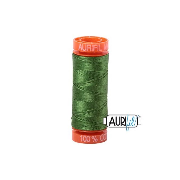 Aurifil 50wt Thread | 220 Yards - Dark Grass Green 5018