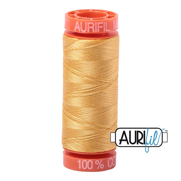 Aurifil 50wt Thread | 220 Yards - Spun Gold 2134