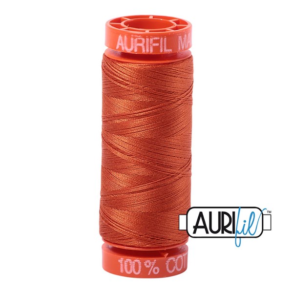 Aurifil 50wt Thread | 220 Yards - Rusty Orange 2240