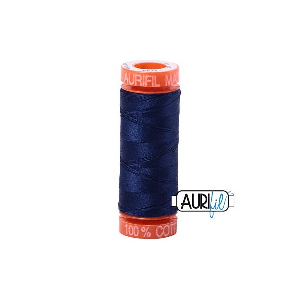 Aurifil 50wt Thread | 220 Yards - Dark Navy 2784