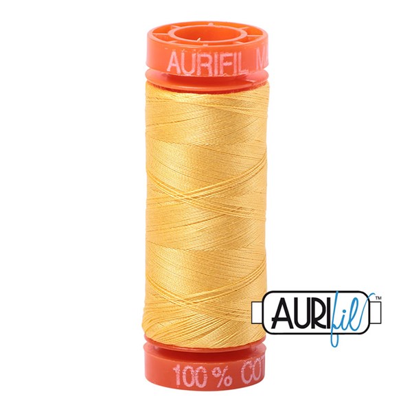 Aurifil 50wt Thread | 220 Yards - Pale Yellow 1135