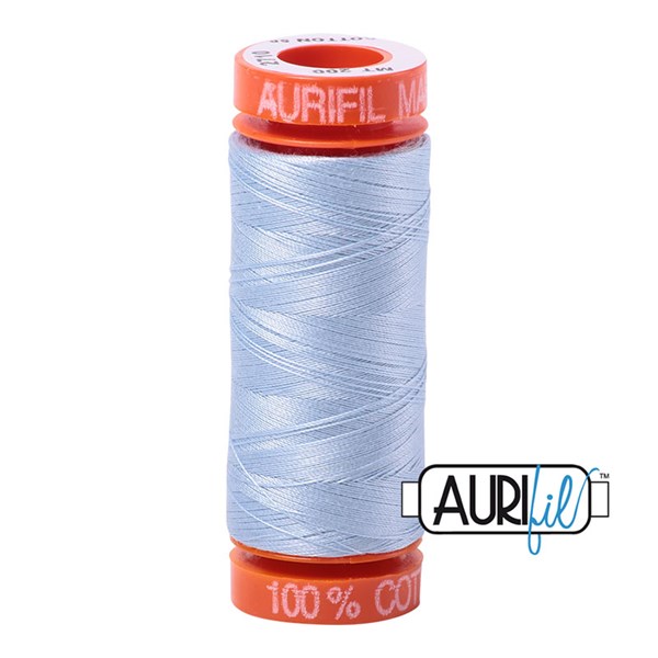 Aurifil 50wt Thread | 220 Yards - Light Robins Egg 2710