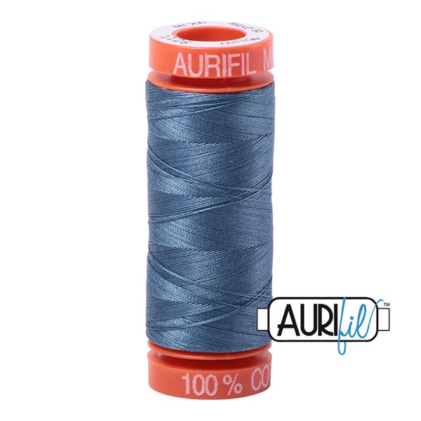 Aurifil 50wt Thread | 220 Yards - Blue Gray 1126