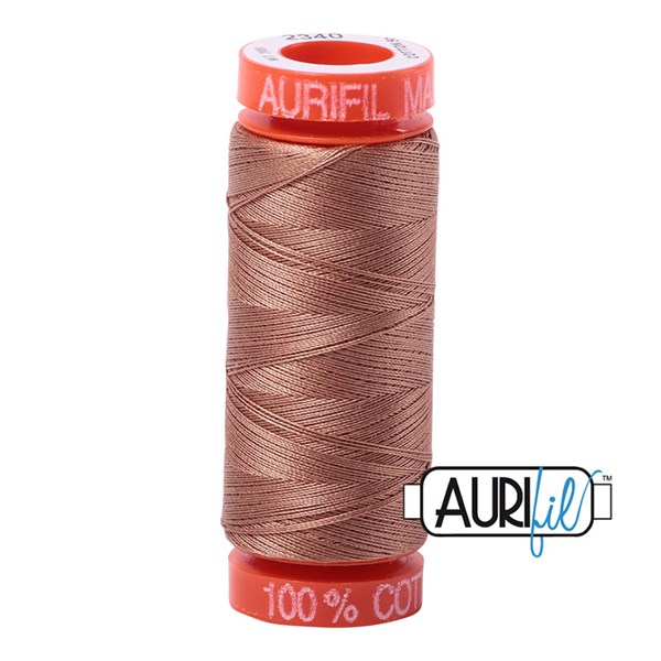 Aurifil 50wt Thread | 220 Yards - Cafe' au Lait 2340