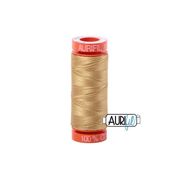 Aurifil 50wt Thread | 220 Yards - Light Brass 2920