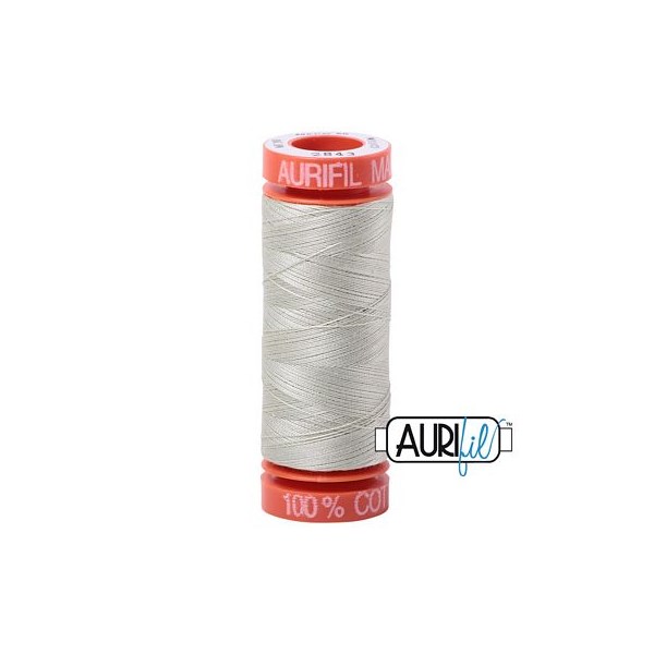 Aurifil 50wt Thread | 220 Yards - Light Grey Green 2843