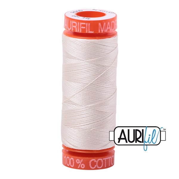 Aurifil 50wt Thread | 220 Yards - Light Sand 2000