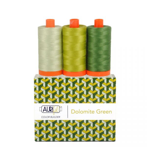 Aurifil Color Builder 50wt | Italy Destinations - Dolomite Green