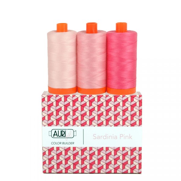 Aurifil Color Builder 50wt | Italy Destinations - Sardinia Pink