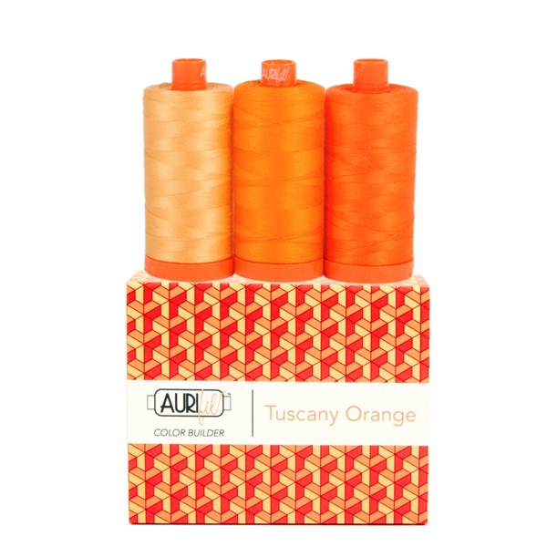 Aurifil Color Builder 50wt | Italy Destinations - Tuscany Orange