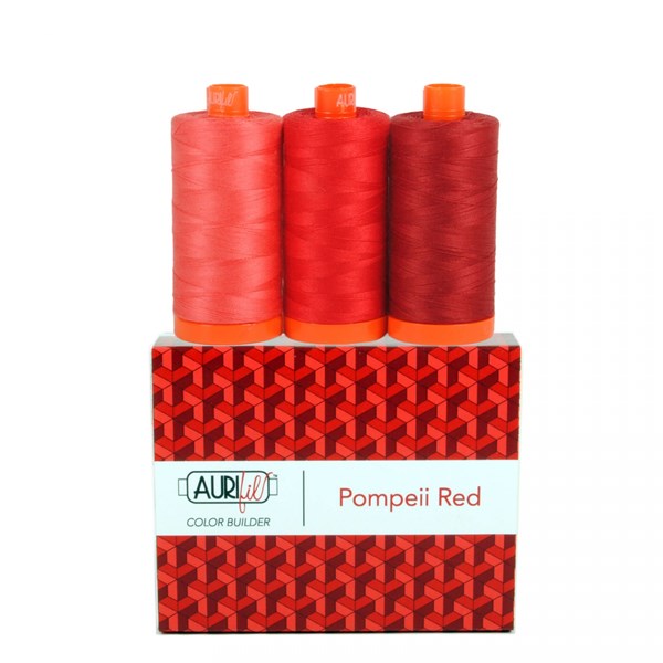 Aurifil Color Builder 50wt | Italy Destinations - Pompeii Red