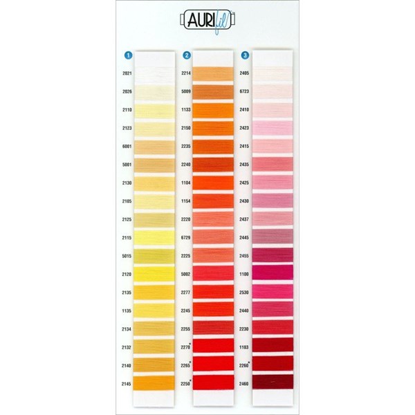 Aurifil Color Card