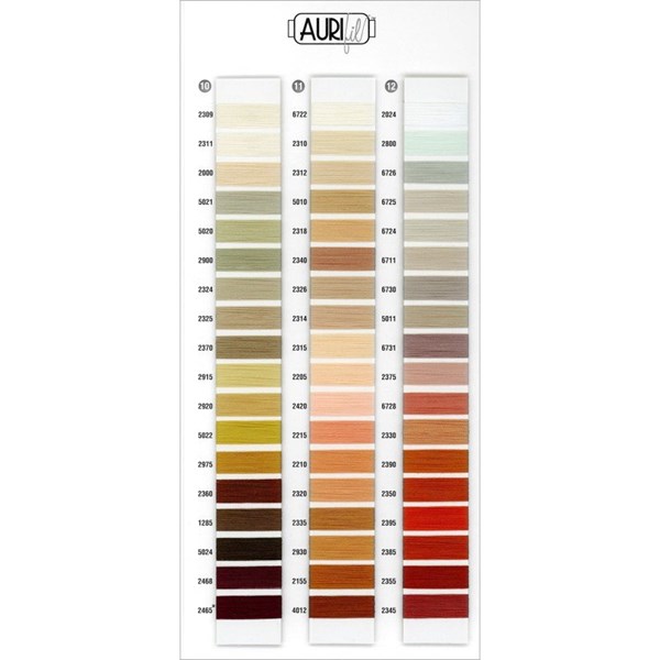 Aurifil Color Card