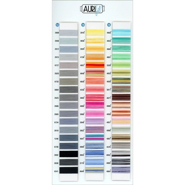 Aurifil Color Card