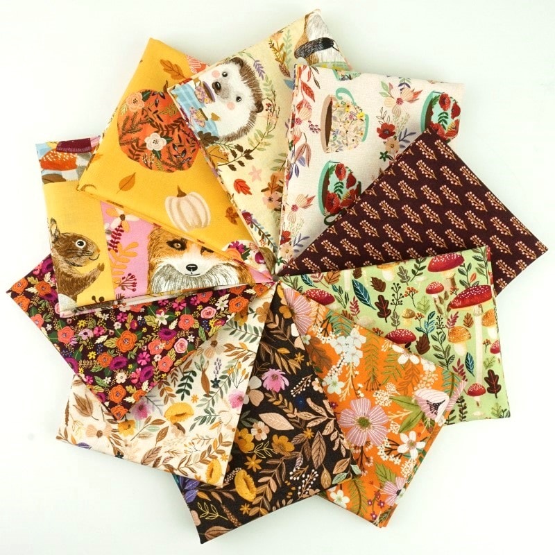 Autumn Friends Fat Quarter Bundle | Mia Charro | 10 FQs