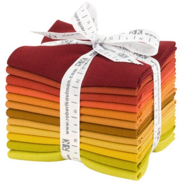 Autumn Hues Palette Kona Cotton Fat Quarter Bundle