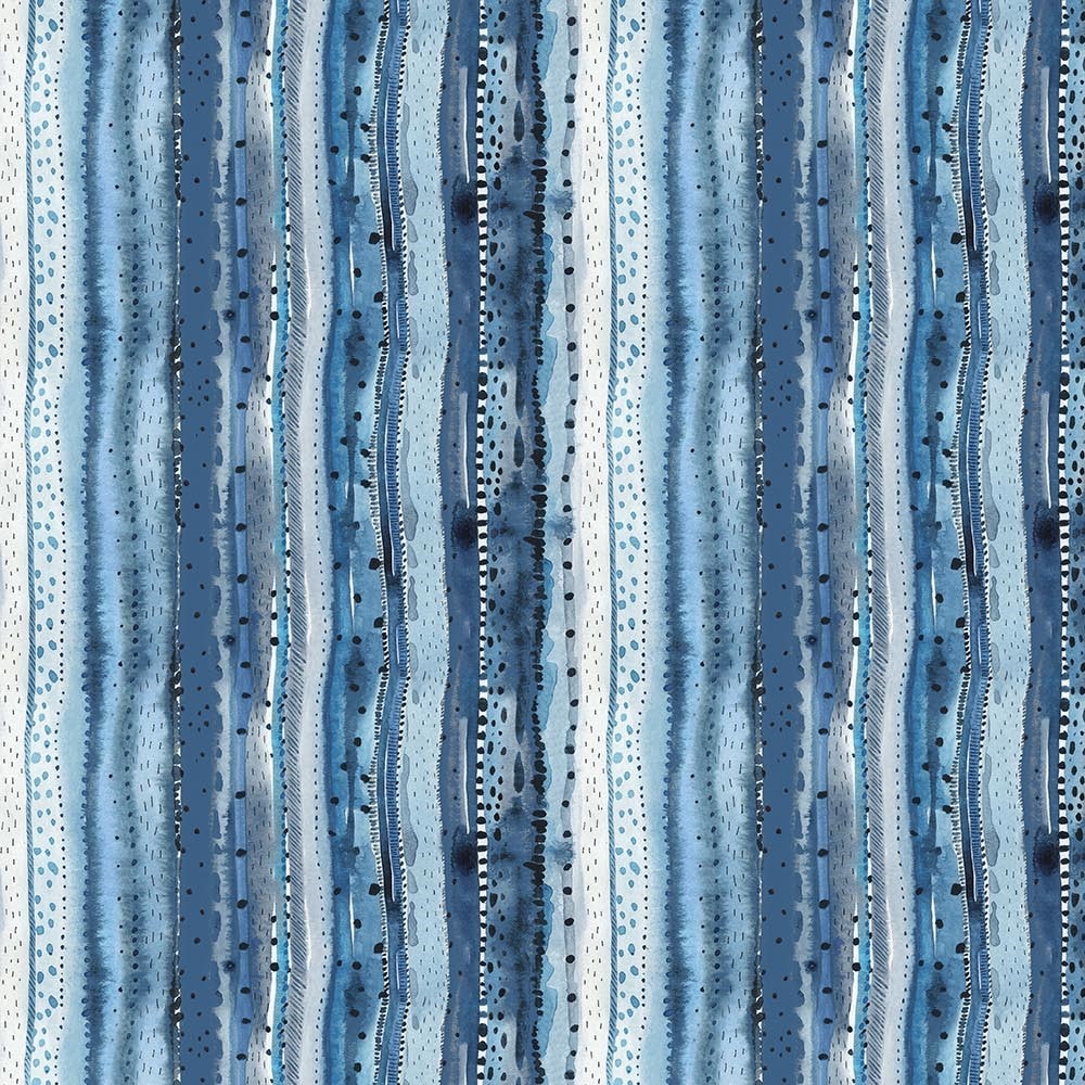 Autumn Stripes - Blue