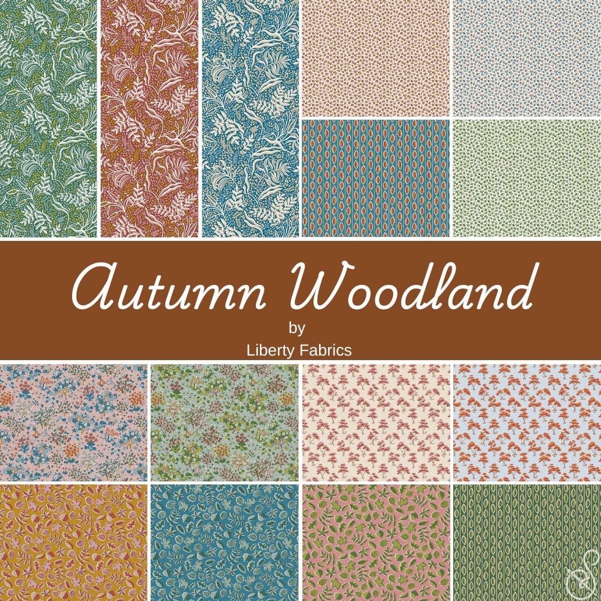 Autumn Woodland Fat Quarter Bundle | Liberty Fabrics | 15 FQs