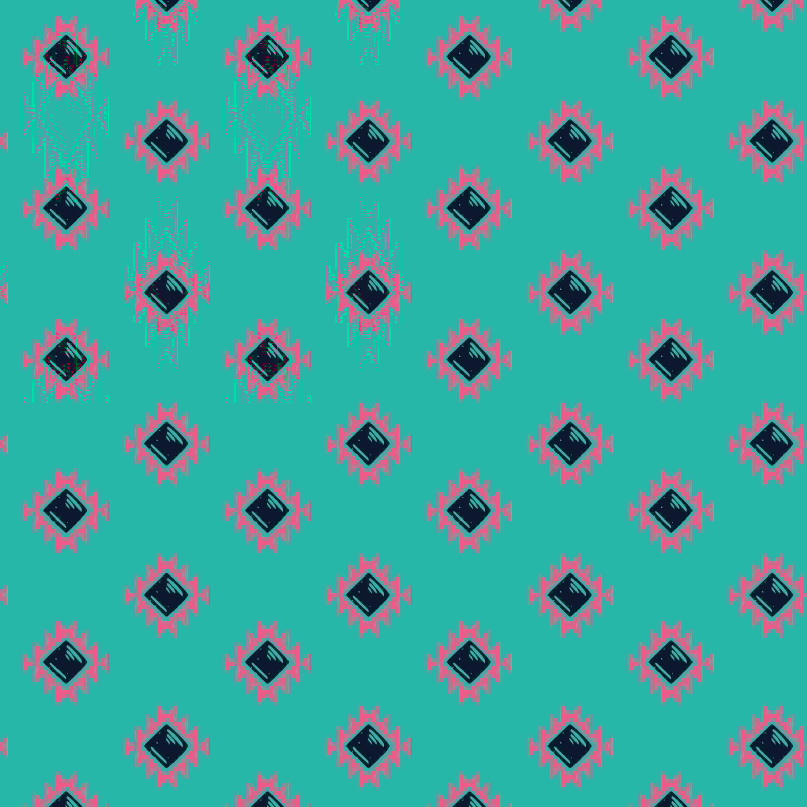 Aztec Diamond - Turquoise