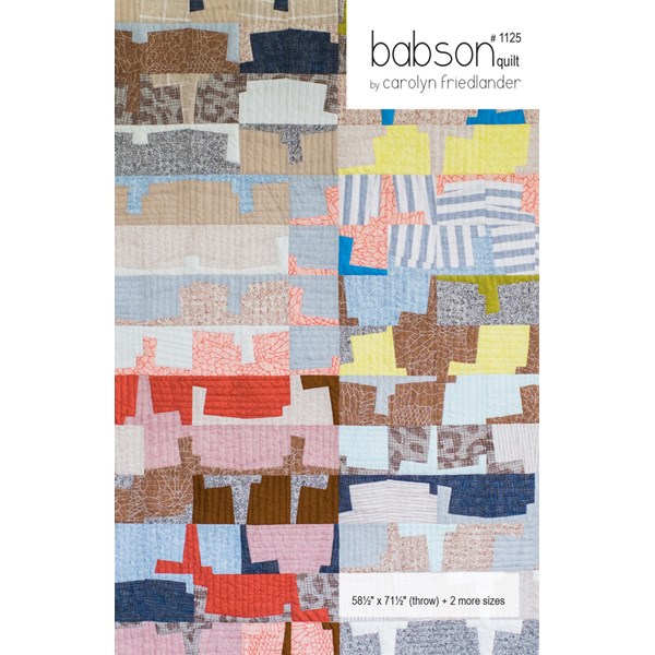 Babson Quilt Pattern by Carolyn Friedlander