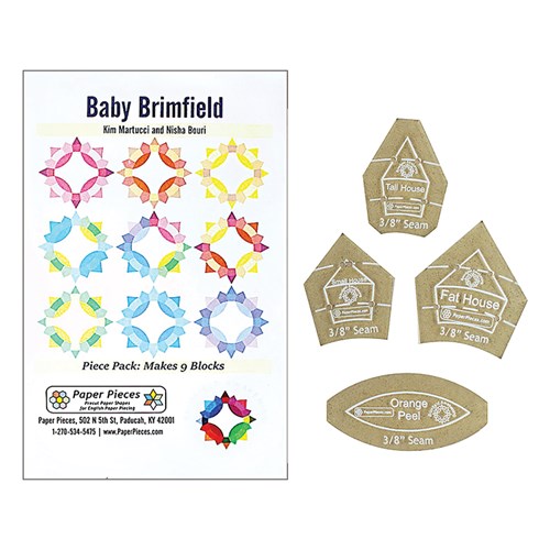 Baby Brimfield Block Acrylic and Paper Piece Pack