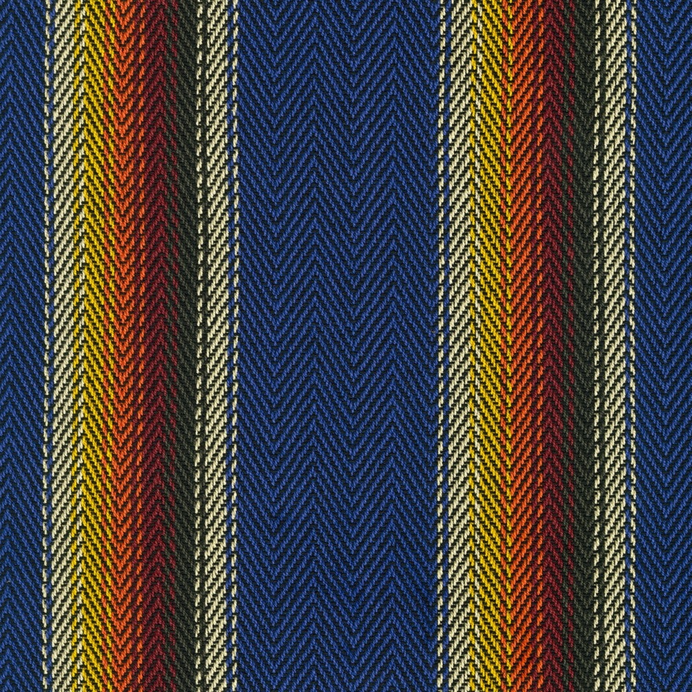 Baja Blanket Stripe - Blue Jay