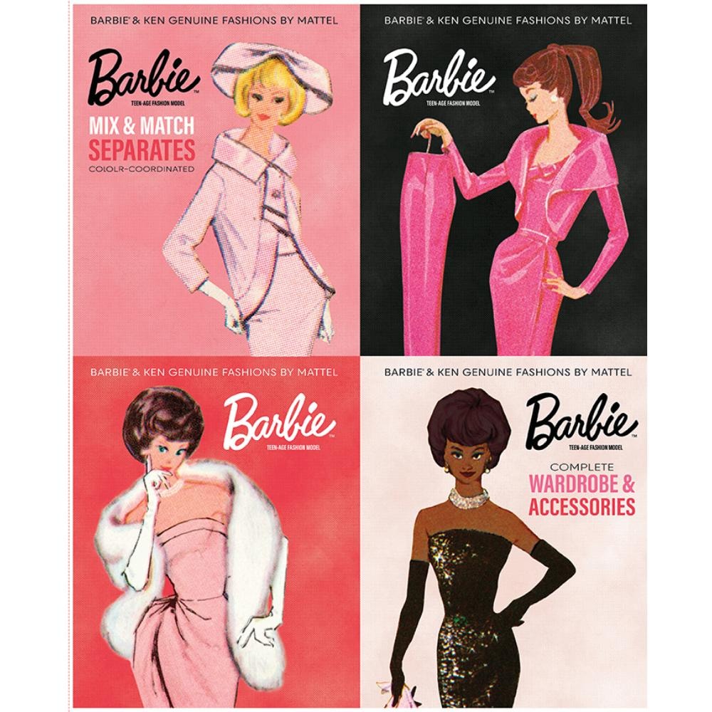 Barbie Vintage Fashion Bar Panel | 36" x 44"