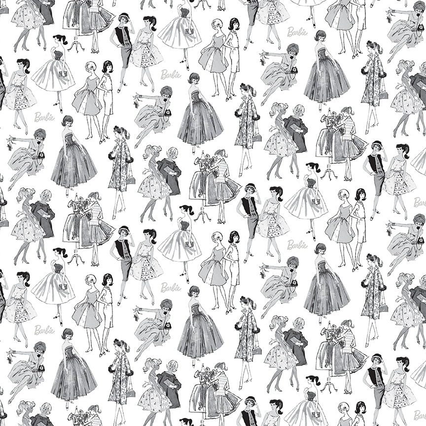Barbie Vintage Tonal - White