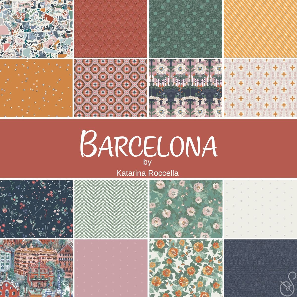 Barcelona Half Yard Bundle | Katarina Roccella | 16 SKUs