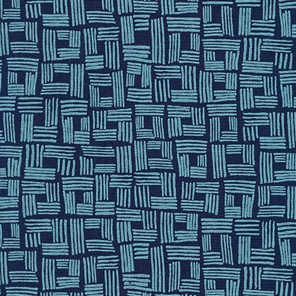 Basketweave in Midnight