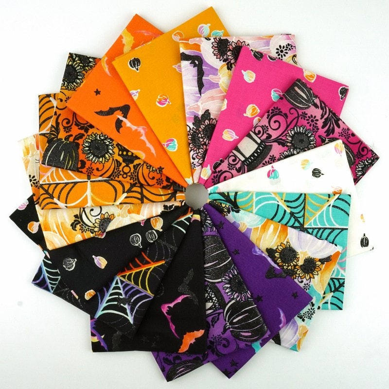 Bat-tastic Fat Quarter Bundle | Wishwell | 16 FQs