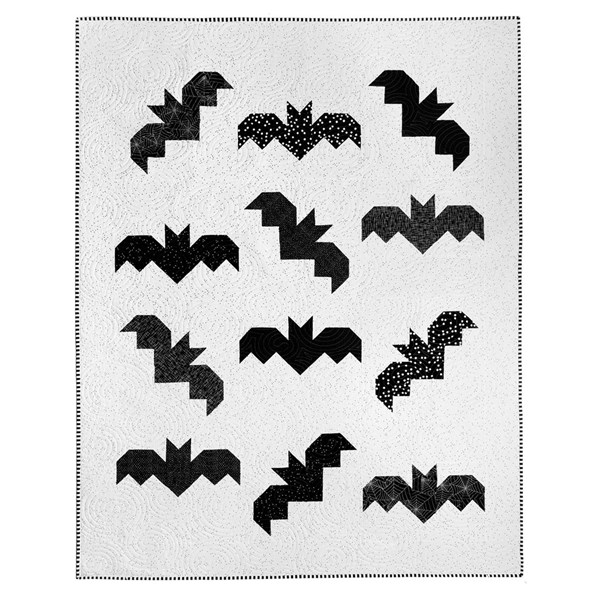 Bats Quilt Pattern by Cluck Cluck Sew