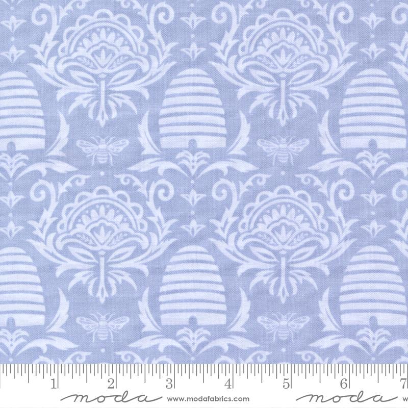 Bee Skep Damask - Lavender