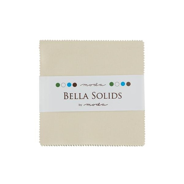 Bella Solids Charm Pack - Natural